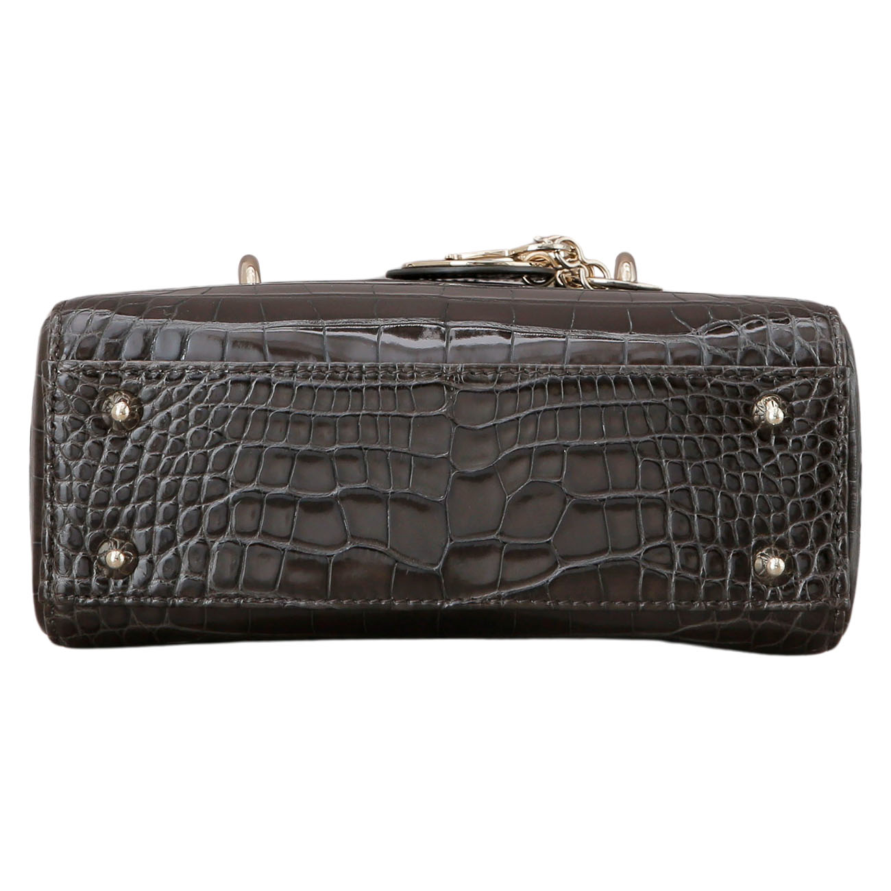 CHRISTIAN DIOR(USED)크리스찬디올 엘리게이터 레이디디올 스몰